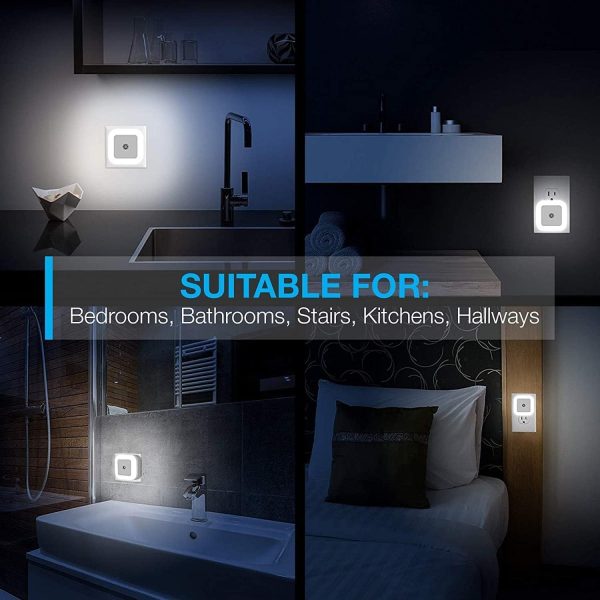 Lamp With Automatic Sensor Energy-efficient Night Light For Bedroom, Living Room, And Bathroom