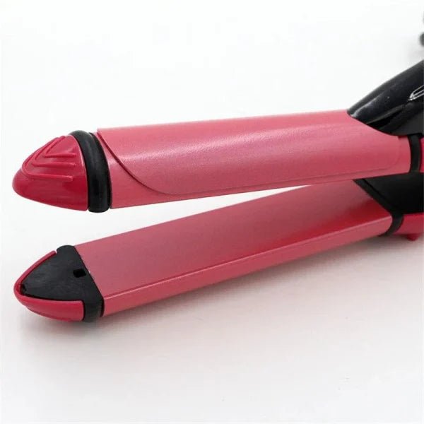 2 In 1 Hair Straightener And Hair Curler Quick Heat-up Technology