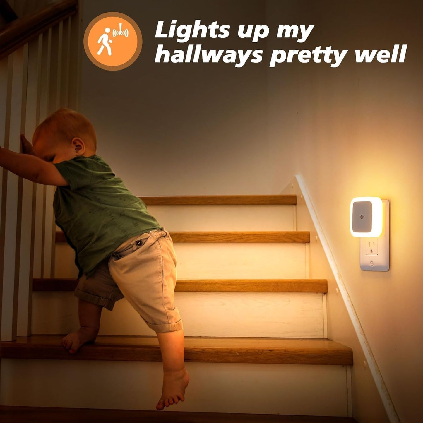 Lamp With Automatic Sensor Energy-efficient Night Light For Bedroom, Living Room, And Bathroom