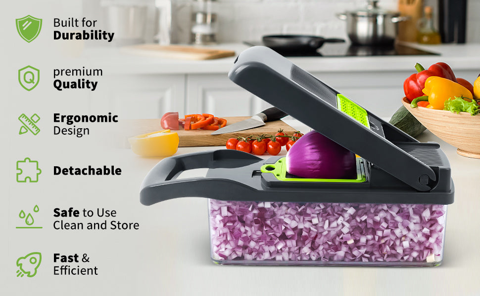 Vegetable Cutter Chopper and Slicer ( UAE Delivery Time: 1-3 Days )