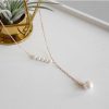Silver Stylish Clavicle Pendent For Girls