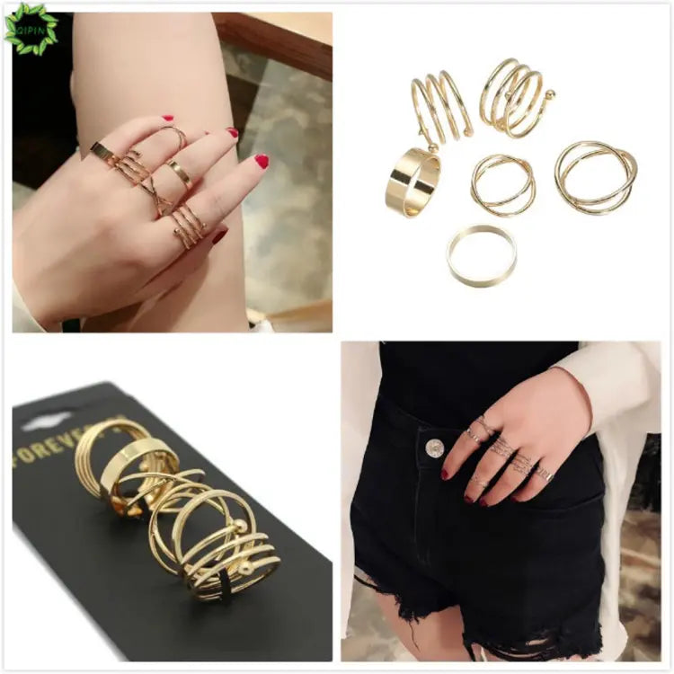 6 Pcs Finger Ring Set Best Selling